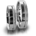 Paarpreis Holzhausener Trauringe - Geißler 81559 Ringbreite 5,5mm Silber 925