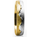 Einzelpreis Holzhausener Trauringe - Geißler 82528 Ringbreite 5mm Weißgold u. Gelbgold 585