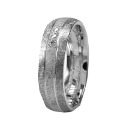 Einzelpreis Holzhausener Trauringe - Geißler HWG8802/6 Ringbreite 6 mm Silber 925 mit 3 Brillanten zus. 0,03ct WSI