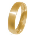 Trauringe Merkle OV Ringbreite 5.0 mm Gelbgold 585 Ringhöhe 2.0 mm Paarpreis. -Gutgold